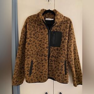 Ricki's Brown Leopard Fleece Jacket